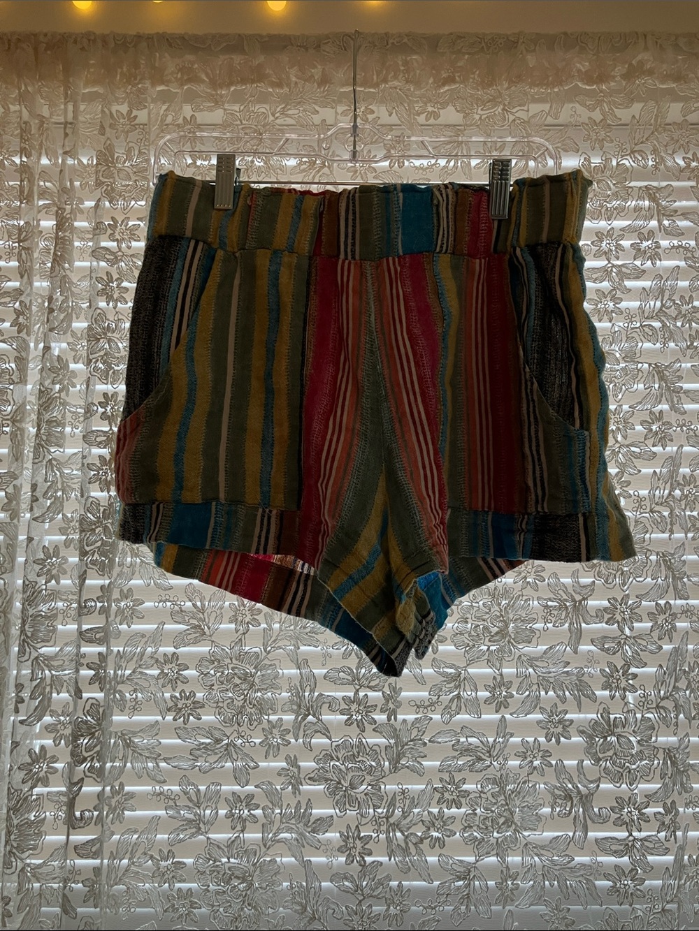 Indigo Rein Multicolor Striped High-Waist Women’s Shorts